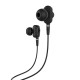 M62 3.5mm In-ear Stereo Earphone Dual Drive Headphones with Mic for iPhone Samsung