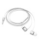 M63 Universal 3.5mm Wired Line Control In-Ear Earphone With Mic for Android