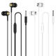 M70 Universal Wired Control HiFi In-ear Earphone with Mic for Mobile Phones PC Laptop