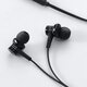 HP58 3.5mm Metal CD Carve HI-FI Wired Control Earbuds Earphone In-ear Headphone with Mic