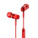 JR-E209 Universal Metal Bass Earphone 3.5mm Wired Headphones with Mic for PC Phones