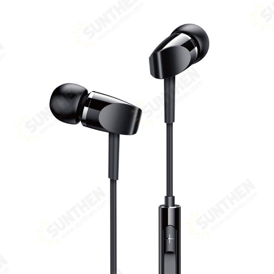 JR-E209 Universal Metal Bass Earphone 3.5mm Wired Headphones with Mic for PC Phones JR-E209 Universal Metal Bass Earphone 3.5mm Wired Headphones with Mic for PC Phones