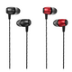 MT29 Metal 3.5mm Wired Control In-Ear Headphones Mini Hifi Sound Earphone with Mic for PC Laptop Computer