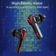 KS06 TWS bluetooth 5.0 Earbuds Colorful Lights Senseless Latency High Battery Capacity 9D Stereo Sound E-sports Gaming Headphones with Mic