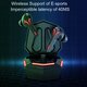 KS06 TWS bluetooth 5.0 Earbuds Colorful Lights Senseless Latency High Battery Capacity 9D Stereo Sound E-sports Gaming Headphones with Mic