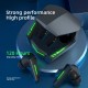 XT80 TWS bluetooth 5.1 Headphones 50ms Game/Music Dual Mode Gaming Earphone Stereo Earbuds Bass Sound Waterproof Headset with Mic Breathing Light