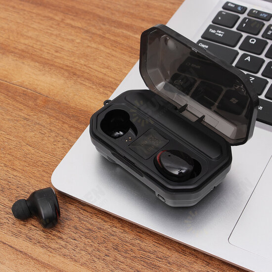 M15 TWS bluetooth 5.1 Earbuds Mini Portable Wireless Earphone Stereo IPX7 Waterproof Headphone Headset with Mic