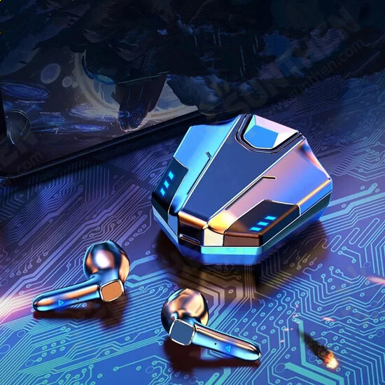 MC BH113 Gaming bluetooth Headset Ultra Low Latency bluetooth 5.0 Deep Bass Game/Music Mode Flashing Wireless Earbuds Earphones MC BH113 Gaming bluetooth Headset Ultra Low Latency bluetooth 5.0 Deep Bass Game/Music Mode Flashing Wireless Earbuds Earphones