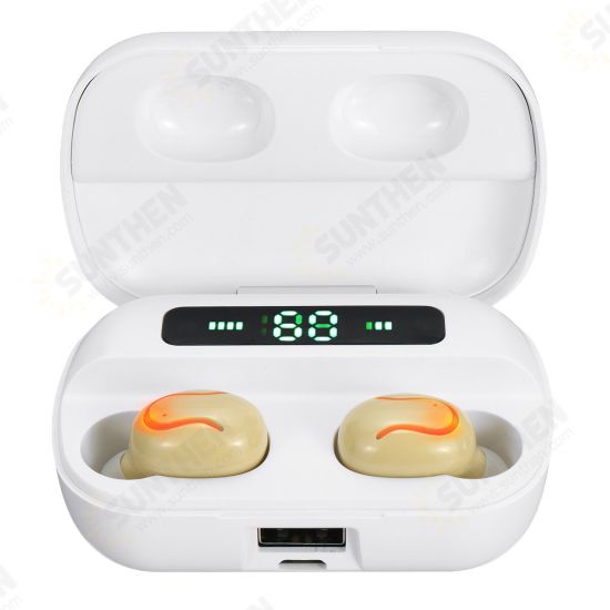 Mini Portable TWS bluetooth 5.0 Earphone Wireless Earbuds Stereo Bilateral Call Headphone for iPhone Huawei