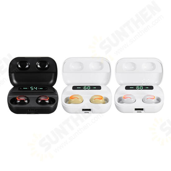 Mini Portable TWS bluetooth 5.0 Earphone Wireless Earbuds Stereo Bilateral Call Headphone for iPhone Huawei