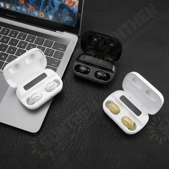 Mini Portable TWS bluetooth 5.0 Earphone Wireless Earbuds Stereo Bilateral Call Headphone for iPhone Huawei