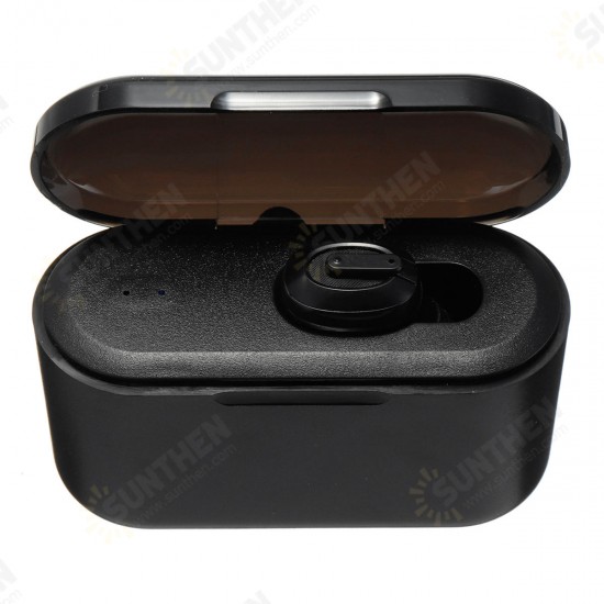 Mini Portable Wireless bluetooth Earphone Single Earbuds Noise Cancelling 2200mAh Power Bank Headphone with Mic Mini Portable Wireless bluetooth Earphone Single Earbuds Noise Cancelling 2200mAh Power Bank Headphone with Mic