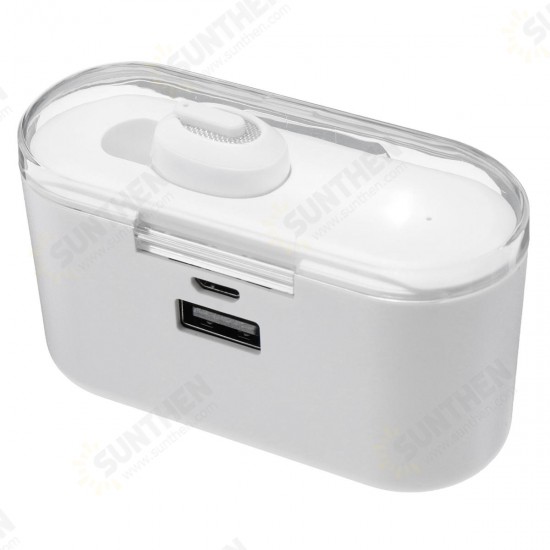 Mini Portable Wireless bluetooth Earphone Single Earbuds Noise Cancelling 2200mAh Power Bank Headphone with Mic Mini Portable Wireless bluetooth Earphone Single Earbuds Noise Cancelling 2200mAh Power Bank Headphone with Mic