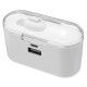 Mini Portable Wireless bluetooth Earphone Single Earbuds Noise Cancelling 2200mAh Power Bank Headphone with Mic Mini Portable Wireless bluetooth Earphone Single Earbuds Noise Cancelling 2200mAh Power Bank Headphone with Mic