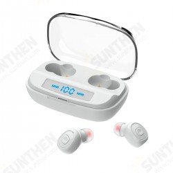 Mini TWS Dual bluetooth Wireless Stereo Earphone In-ear Headset LED Display with Charging Box Mini TWS Dual bluetooth Wireless Stereo Earphone In-ear Headset LED Display with Charging Box