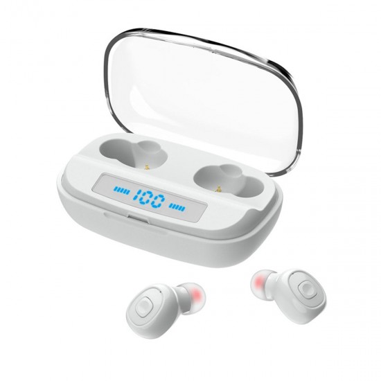 Mini TWS Dual bluetooth Wireless Stereo Earphone In-ear Headset LED Display with Charging Box
