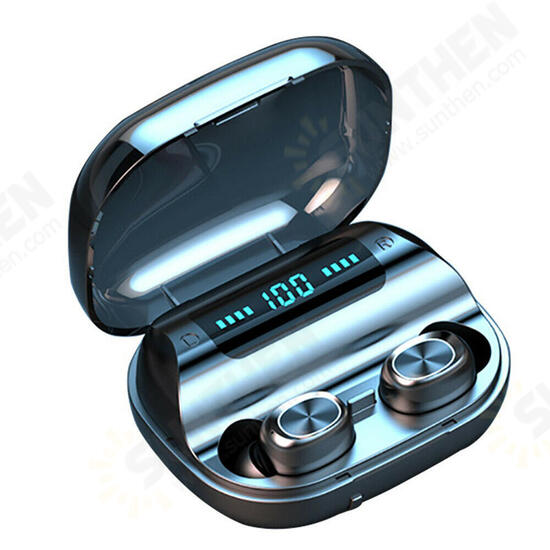 Mini TWS Wireless Earbuds bluetooth 5.0 Earphone LED Display HiFi Stereo Smart Touch Headphone with 1200mAh Power Bank Mini TWS Wireless Earbuds bluetooth 5.0 Earphone LED Display HiFi Stereo Smart Touch Headphone with 1200mAh Power Bank