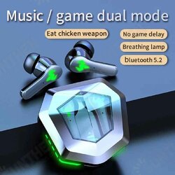 N35 TWS Wireless Earphone bluetooth 5.2 Earbuds Light Senseless Latency 13mm Unit AAC 9D Stereo Gaming Headphones with Mic N35 TWS Wireless Earphone bluetooth 5.2 Earbuds Light Senseless Latency 13mm Unit AAC 9D Stereo Gaming Headphones with Mic