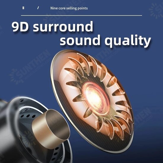 N35 TWS Wireless Earphone bluetooth 5.2 Earbuds Light Senseless Latency 13mm Unit AAC 9D Stereo Gaming Headphones with Mic