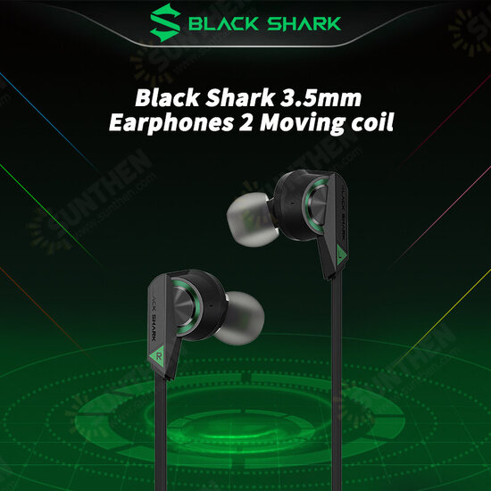 NEW Black Shark Game Earphone 2 Deep Bass 3.5mm Wired In-Ear Headphones Elbow Design Sports Earphones for Smartphone PC Laptop NEW Black Shark Game Earphone 2 Deep Bass 3.5mm Wired In-Ear Headphones Elbow Design Sports Earphones for Smartphone PC Laptop