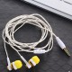 Nylon Weave Cable Earphone Headset High Quality Wired Stereo In-Ear Earphone With Mic For Laptop Smartphone