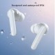 Free 2 TWS Earbuds bluetooth 5.2 Earphone ANC Active Noise Cancellation Low Delay IPX54 Sports Headphones with Mic