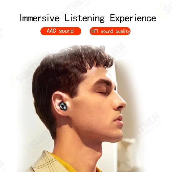 Q88 Dynamic Drive In Ear bluetooth 5.0 HiFi Music Headphones Noise Reduction Waterproof Sports Earphones Earplugs with Mic