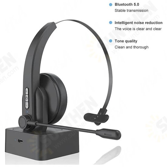 OY631 Single Ear Headset bluetooth Headphone Noise Cancelling Head-mounted Headphone with Microphone for Cell Phones PC Tablet OY631 Single Ear Headset bluetooth Headphone Noise Cancelling Head-mounted Headphone with Microphone for Cell Phones PC Tablet