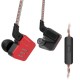 BA10 HIFI Earphone 5BA Balanced Armature Driver 3.5mm In-ear Monitor Bass Headphone