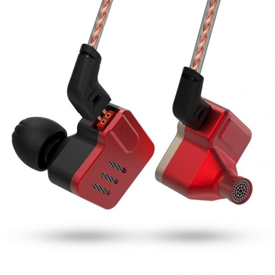 BA10 HIFI Earphone 5BA Balanced Armature Driver 3.5mm In-ear Monitor Bass Headphone