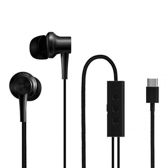 Active Noise Cancelling Earphone USB Type-C Balanced Armature Dynamic Driver Headphone With Mic