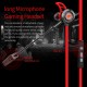 RX1 Gaming Earphones Noise Reduction Headset Detachable HD Long Mic Headphone Deep Bass Stereo Surround Earbuds RX1 Gaming Earphones Noise Reduction Headset Detachable HD Long Mic Headphone Deep Bass Stereo Surround Earbuds