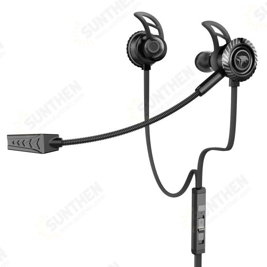 RX1 Gaming Earphones Noise Reduction Headset Detachable HD Long Mic Headphone Deep Bass Stereo Surround Earbuds RX1 Gaming Earphones Noise Reduction Headset Detachable HD Long Mic Headphone Deep Bass Stereo Surround Earbuds
