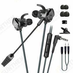RX3 3.5mm Wired Gaming Earphone With Microphone In Ear Bass Headphone Earbuds Noise Reduction Headset With Microphone RX3 3.5mm Wired Gaming Earphone With Microphone In Ear Bass Headphone Earbuds Noise Reduction Headset With Microphone