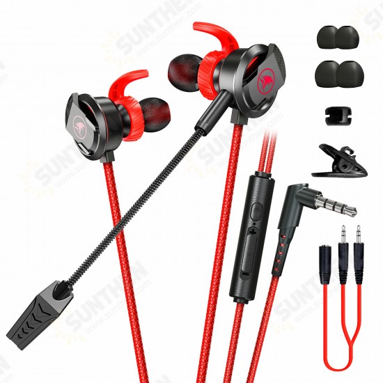 RX3 3.5mm Wired Gaming Earphone With Microphone In Ear Bass Headphone Earbuds Noise Reduction Headset With Microphone RX3 3.5mm Wired Gaming Earphone With Microphone In Ear Bass Headphone Earbuds Noise Reduction Headset With Microphone