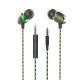 X50M Earphone 3.5mm Wired Control Magnetic Adsorption Stereo Sports Headphone with Mic