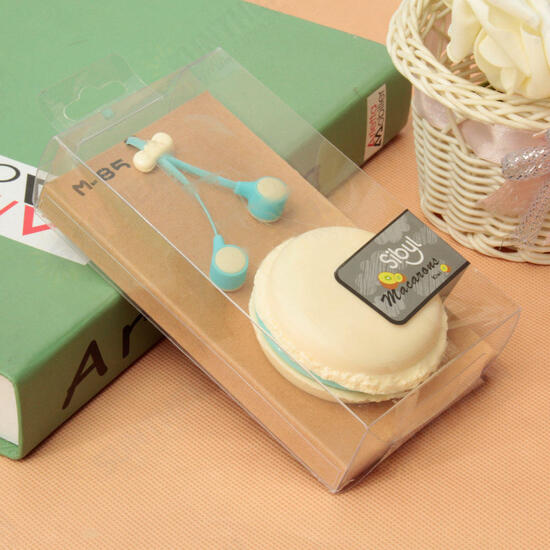 Portable In-Ear 3.5mm Earphone Headset Macaron Storage Case For Phone Tablet PC Portable In-Ear 3.5mm Earphone Headset Macaron Storage Case For Phone Tablet PC