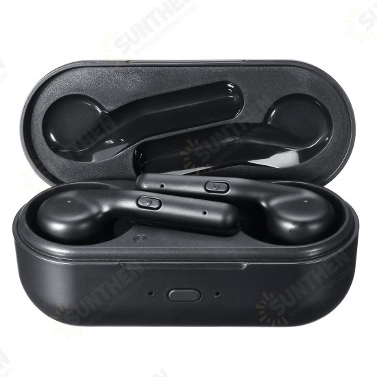 Portable TWS Wireless bluetooth 5.0 Earphone Heavy Bass Stereo Bilateral Calls Headphone with Charging Box