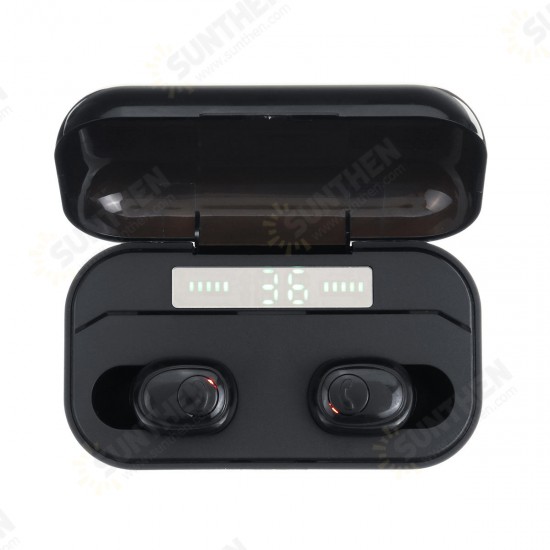 Portable TWS Wireless bluetooth 5.0 Earphone Noise Cancelling 3500mAh Power Bank Earbuds Headphone with Mic Portable TWS Wireless bluetooth 5.0 Earphone Noise Cancelling 3500mAh Power Bank Earbuds Headphone with Mic