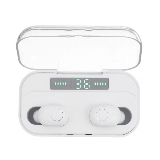Portable TWS Wireless bluetooth 5.0 Earphone Noise Cancelling 3500mAh Power Bank Earbuds Headphone with Mic