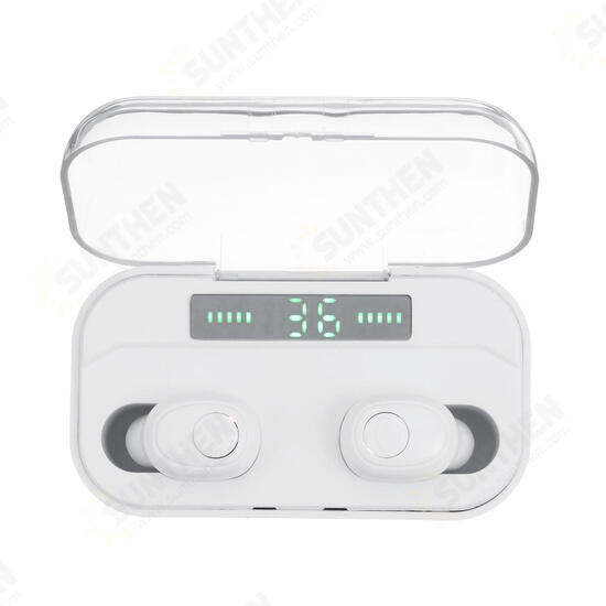 Portable TWS Wireless bluetooth 5.0 Earphone Noise Cancelling 3500mAh Power Bank Earbuds Headphone with Mic