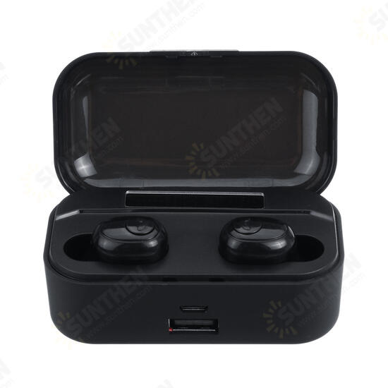 Portable TWS Wireless bluetooth 5.0 Earphone Noise Cancelling 3500mAh Power Bank Earbuds Headphone with Mic