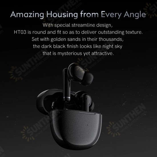 HT03 TWS bluetooth 5.1 Earphones ANC Noise Canceling HiFi Touch Control Gaming Headphones 10mm Driver Headset with Microphone HT03 TWS bluetooth 5.1 Earphones ANC Noise Canceling HiFi Touch Control Gaming Headphones 10mm Driver Headset with Microphone