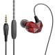 AK2 In-Ear Heavy Hifi Bass Stereo Music Wired Earphones Subwoofer Sport Earpiece With Microphone