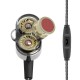 KD2 In Ear Hifi 3.5mm Jack Stereo Earphone Headset with Microphone Line Control