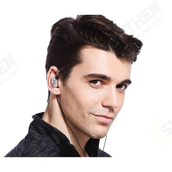 VK1 Wired Earphone HIFI Bass 11MM Dual Dynamic Earbuds 3.5MM In-Ear DJ Monito Running Sports Headset with HD Mic VK1 Wired Earphone HIFI Bass 11MM Dual Dynamic Earbuds 3.5MM In-Ear DJ Monito Running Sports Headset with HD Mic