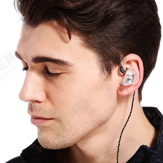 VK1 Wired Earphone HIFI Bass 11MM Dual Dynamic Earbuds 3.5MM In-Ear DJ Monito Running Sports Headset with HD Mic VK1 Wired Earphone HIFI Bass 11MM Dual Dynamic Earbuds 3.5MM In-Ear DJ Monito Running Sports Headset with HD Mic