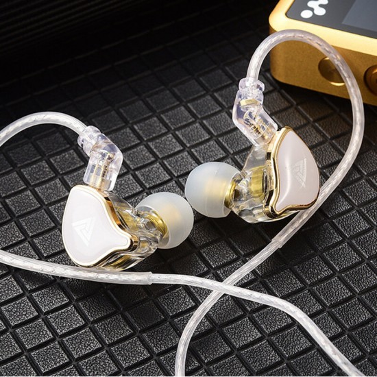 ZXD Dynamic In-Ear Earphones Monitor Metal Wired Earphone Noise Cancelling Sport Music Headphones with Detachable Cable