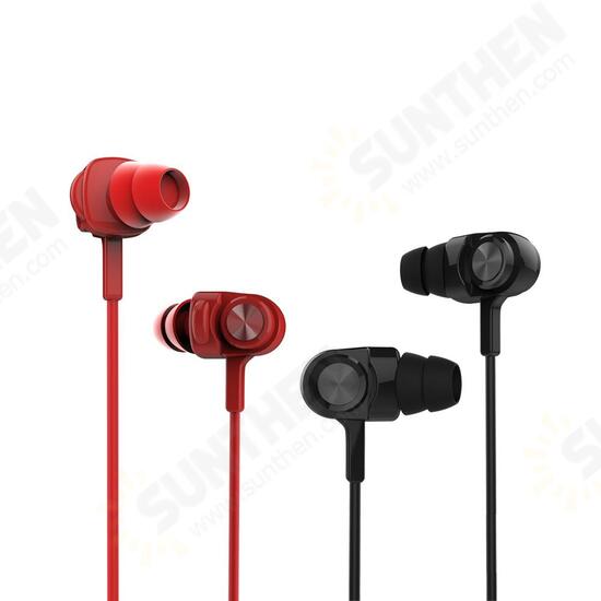 900F Earphone Dynamic Driver 3.5mm Wired Control Gaming Stereo Earbuds Headphone with Mic