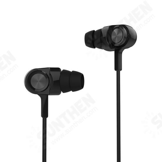 900F Earphone Dynamic Driver 3.5mm Wired Control Gaming Stereo Earbuds Headphone with Mic